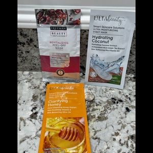 🌶5/$16 Freeman & Ulta face masks 3pk NWT